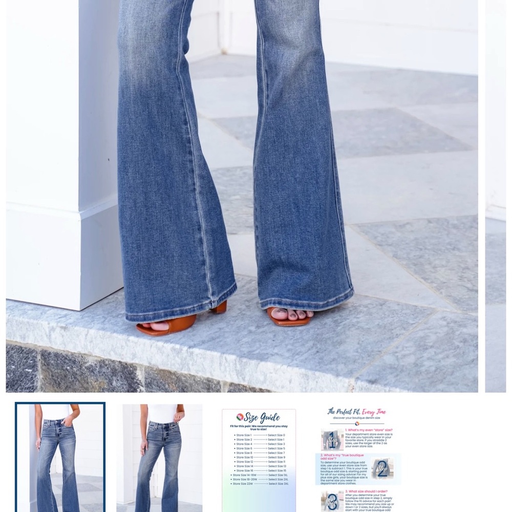 Judy Blue Denim Flare Jeans